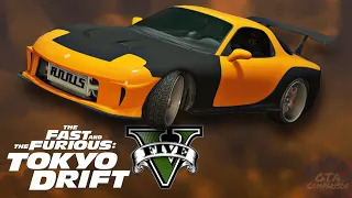 GTA V - Fast & Furious Tokyo Drift Han's Mazda RX-7 Veilside