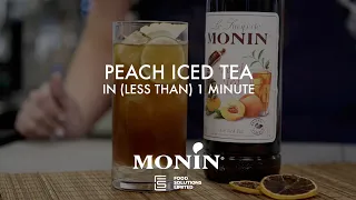 How to: MONIN Peach Iced Tea