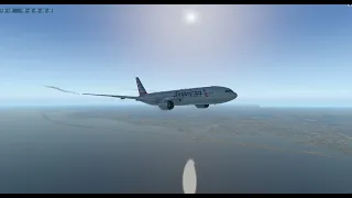 X-Plane 11 | American 777-200LR Scenic Approach & Smooth Landing at New York KJFK | Amazing Scenery