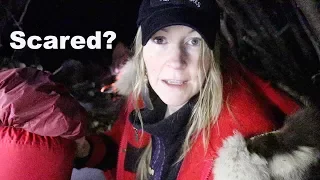Alone in the Woods | My Scariest Moment Ever | Debris Shelter Overnight