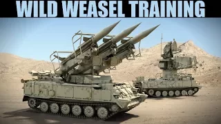 INSANELY DIFFICULT Wild Weasel & SEAD Handicapped Training | Harrier & Viggen | DCS WORLD