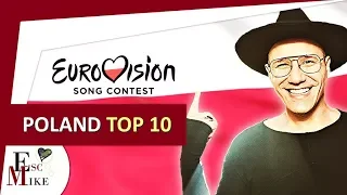 Eurovision Poland 2018 [Krajowe Eliminacje] - My Top 10 [With RATING]