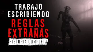 Trabajo escribiendo reglas EXTRAÑAS | Historia Completa | @LaDamaDeBlanco @TayHG