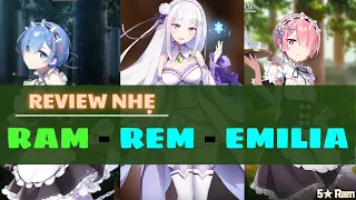 Review nhẹ combo RAM - REM - EMILIA