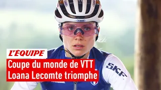 Coupe du monde de VTT - Loana Lecomte victorieuse à Mont-Sainte-Anne