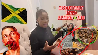 AFRICANS TRYING JAMAICAN FOOD FOR THE FIRST TIME 😳