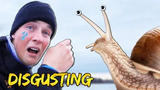 PENALTY FISHING - Loser Must Eat Snails | Team Galant