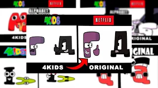 4KIDS Censorship in Alphabet Lore ALL Different Versions (Full version)