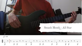 Smash Mouth - All Star - Bass Cover & Tabs