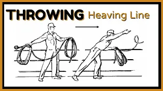 Sending heaving line ashore | SHIPS MOORING OPERATION