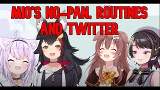SMOK talk about Mio's panties, routines and twitter [En Subs] [SMOK/Hololive]