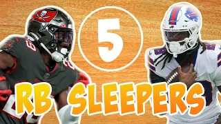 5 RB SLEEPERS 2023 FANTASY FOOTBALL