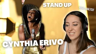 CYNTHIA ERIVO Stand Up Oscars 2020 | Vocal Coach Reacts (+ analysis) | Jennifer Glatzhofer