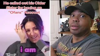 Younger Brother COOKED Her for Having An OnlyFans Account - Reaction!