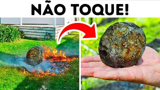 Se Você Encontrar uma Rocha como Esta em Seu Quintal, Não Toque Nela de Jeito Nenhum