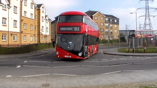 Go-Ahead London buses at Barking Riverside 18/02/2017