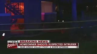 Resident shoots suspected home intruder