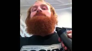 Kristofer Hivju gets a shave.