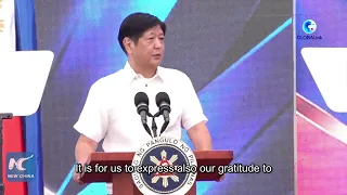 GLOBALink | Marcos lauds China-funded bridge for helping boost growth in southern Philippines