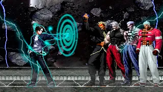 [KOF Mugen] Neo Kyo vs Bosses Team