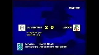 1997-98 (1a - 31-08-1997) Juventus-Lecce 2-0 [F.Inzaghi,A.Conte] Servizio D.S.Rai3