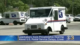 Lawmakers hold Philadelphia hearing about U.S. Postal Service delays, crime