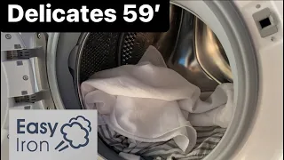 Candy Smart: Delicates 59’ + Steam (Easy Iron) *Complete cycle*