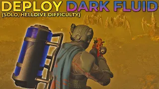 Helldivers 2 – New Deploy Dark Fluid Mission Is So Hard! (Solo, Helldive Difficulty)