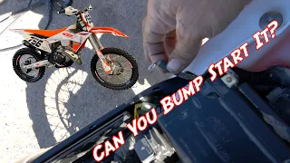 Can You Bump Start the 2023 KTM 300XC | Will It Run If The Battery Is Dead? | Highland Cycles