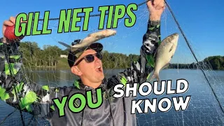 How to use a Gill Net for Fishing Bait