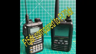 Comparing FT5DR To FT70DR #yaesu #ft70 #ft5dr #hamradio