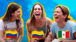 Spanish conversation, latinas using their own slang 🇻🇪🇨🇴🇲🇽 Colombia, Mexico and Venezuela