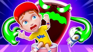 Monster In The Toilet Song 🚽 | Kids Song