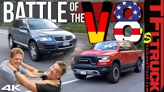 Ram Rebel vs VW Touareg 4x4 Worst MPG Battle: We Are Shocked By the Results | Ram Rebel Rouser Ep.6