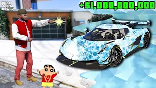 GTA 5 : Franklin Touch Any CARS And Turns Into DIAMOND Elemental CARS! (GTA 5 Mods)