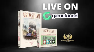 Age of Steam: Deluxe Edition, Volumes 1-3, and Volume 4 on Gamefound I Overview