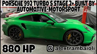 Porsche 992 Turbo S Stage 2+ built by Automotive-Motorsport @dragy acceleration from 0-250 km/h