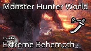 [MHW] Long Sword Extreme Behemoth Solo 29'10''98