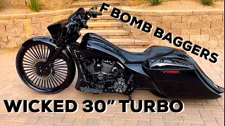 CHIPS 30" STREET GLIDE TURBO HARLEY BAGGER