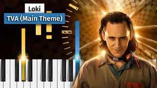 Loki - Main Theme (TVA) - Piano Tutorial