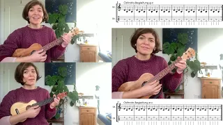 "Bruder Jakob" Playalong // Ukulele Basics 0 // Kinderlieder EINFACH begleiten