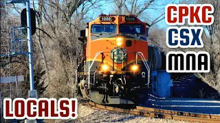 TOTAL MADNESS 4! Train action featuring meets, locals, NS, HU, long trains, rare catch, Geeps & more