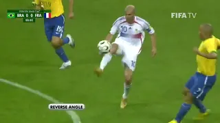 Zinedine Zidane Skills Vs Brazil World Cup 2006