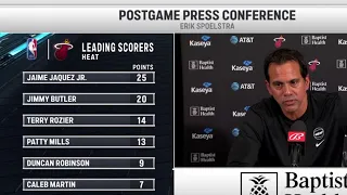 POSTGAME REACTION: Miami Heat at OKC, 3/8/24.