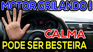 Barulho estranho no Motor? Motor grilando - CALMA! PODE SER SIMPLES - JEFFINHO SILVA