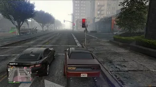 GTA 5 Online - Declasse Vigor ZX VS Bravado Gauntlet Hellfire street race 🏁