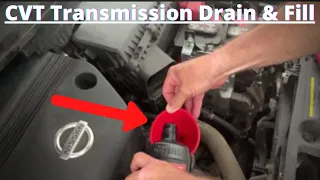 How to do CVT Transmission Drain and Fill Nissan Altima