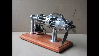 16 Cylinder Stirling Cycle Aero Engine