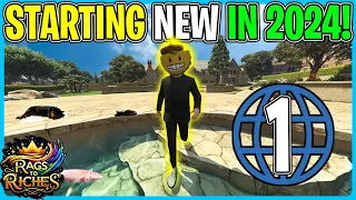 I STARTED FROM LEVEL 1 IN 2024! RAGS TO RICHES #1 (GTA 5 ONLINE)