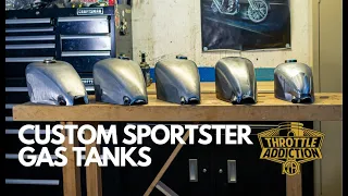 Custom Sportster Gas Tank Options for your Chopper or Bobber